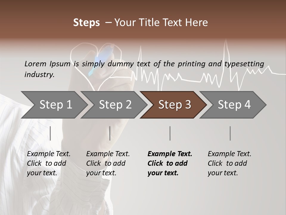 Beat Cardiogram Graph PowerPoint Template