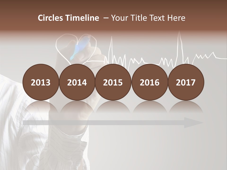 Beat Cardiogram Graph PowerPoint Template