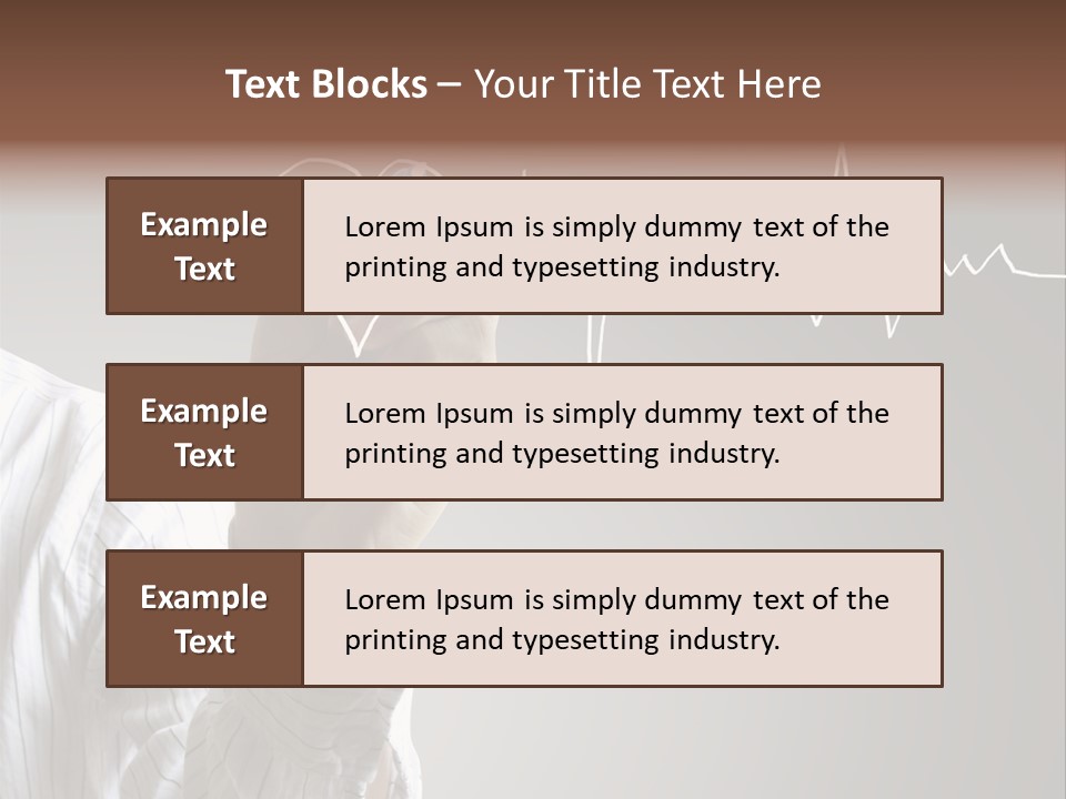 Beat Cardiogram Graph PowerPoint Template