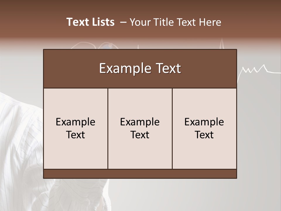Beat Cardiogram Graph PowerPoint Template