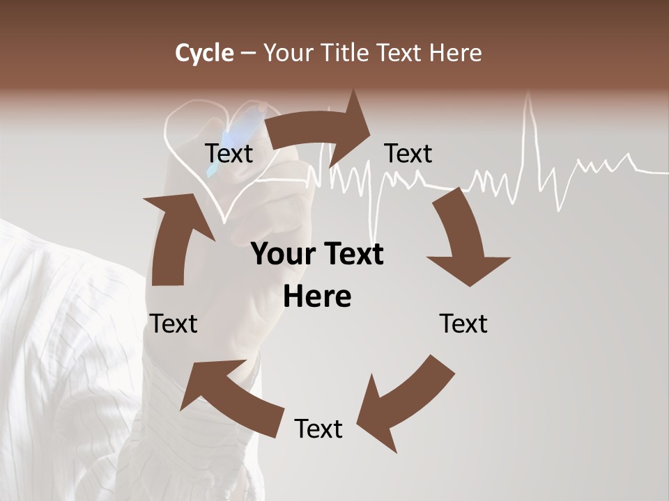 Beat Cardiogram Graph PowerPoint Template