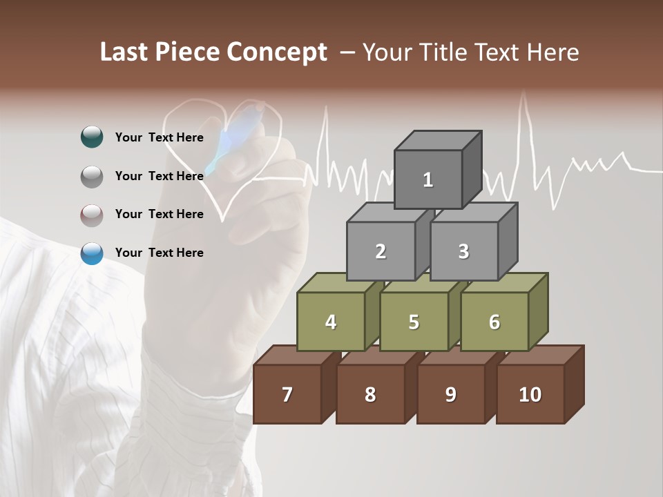 Beat Cardiogram Graph PowerPoint Template