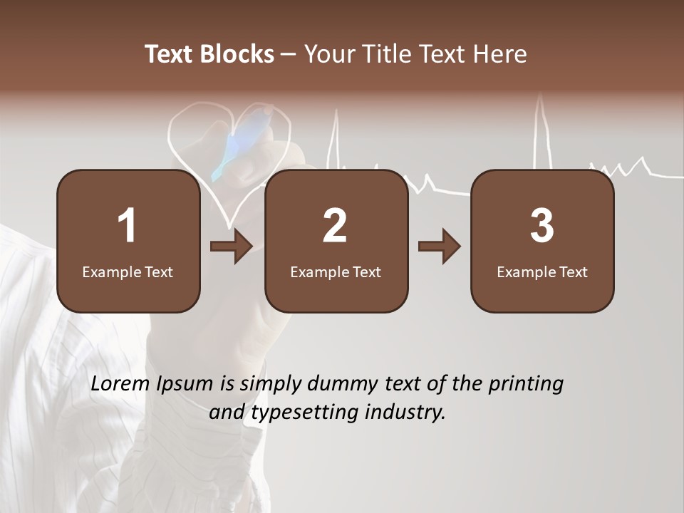 Beat Cardiogram Graph PowerPoint Template