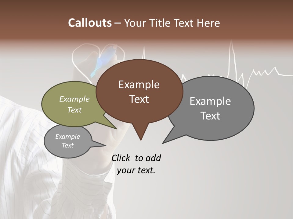 Beat Cardiogram Graph PowerPoint Template