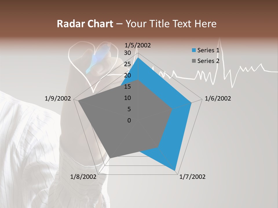 Beat Cardiogram Graph PowerPoint Template