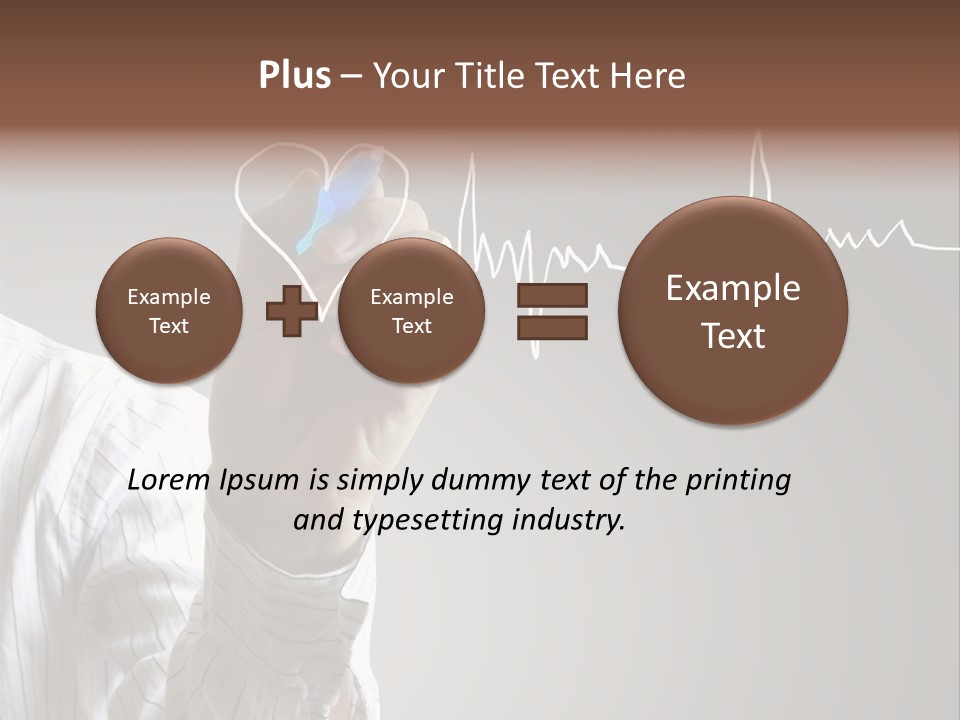 Beat Cardiogram Graph PowerPoint Template