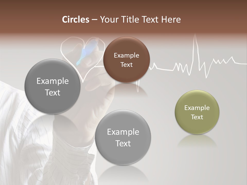 Beat Cardiogram Graph PowerPoint Template