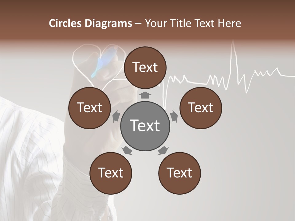 Beat Cardiogram Graph PowerPoint Template
