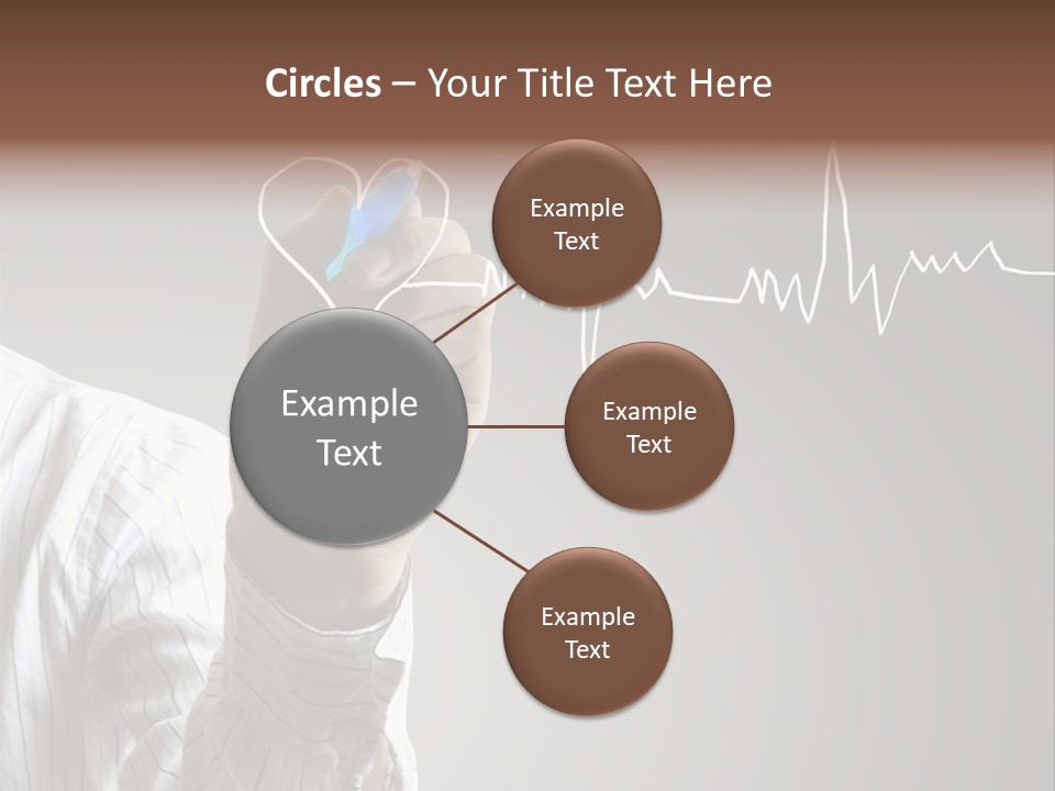 Beat Cardiogram Graph PowerPoint Template