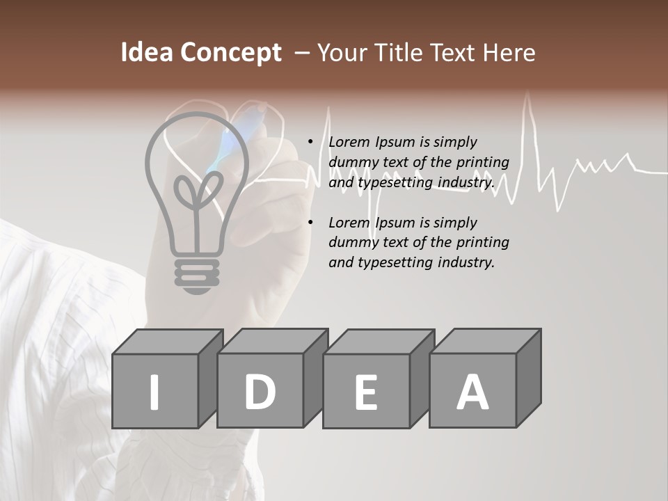 Beat Cardiogram Graph PowerPoint Template