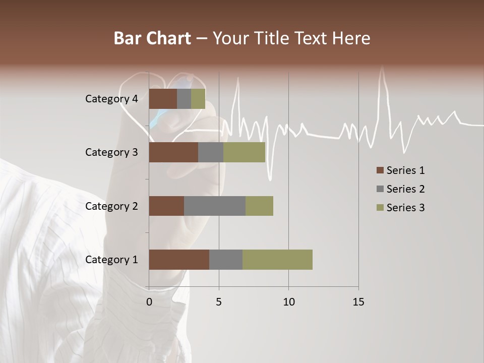 Beat Cardiogram Graph PowerPoint Template