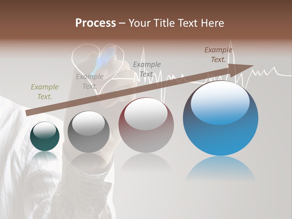 Beat Cardiogram Graph PowerPoint Template