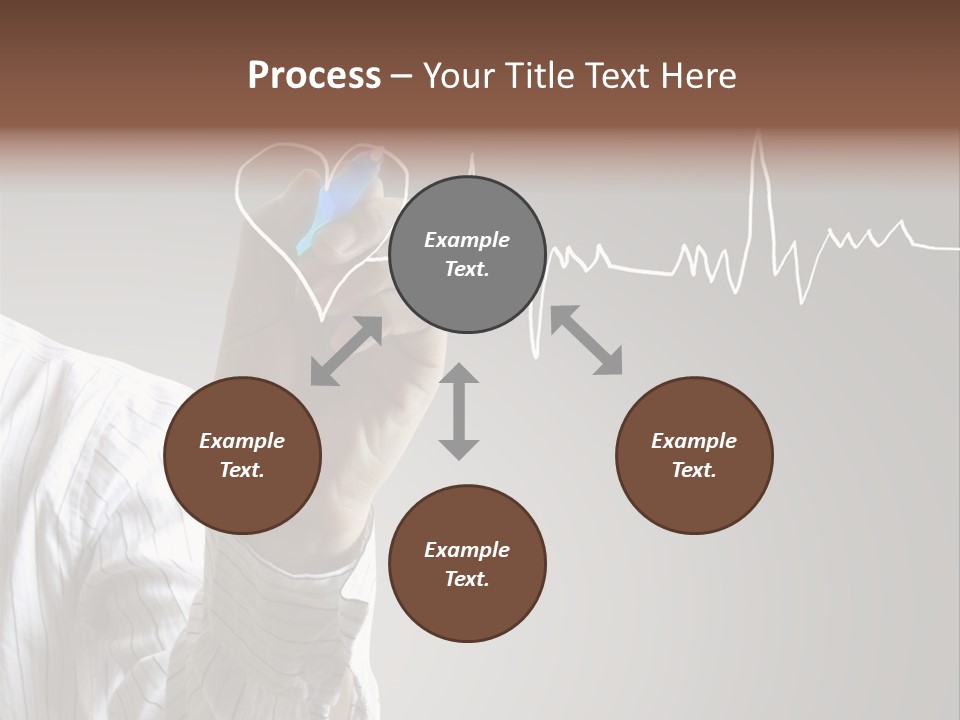 Beat Cardiogram Graph PowerPoint Template