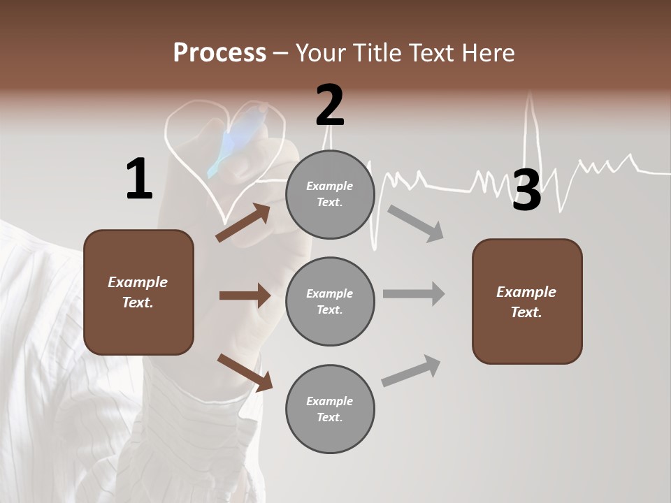 Beat Cardiogram Graph PowerPoint Template