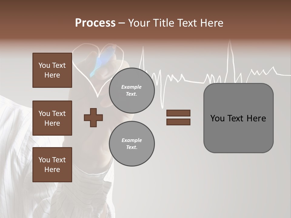 Beat Cardiogram Graph PowerPoint Template