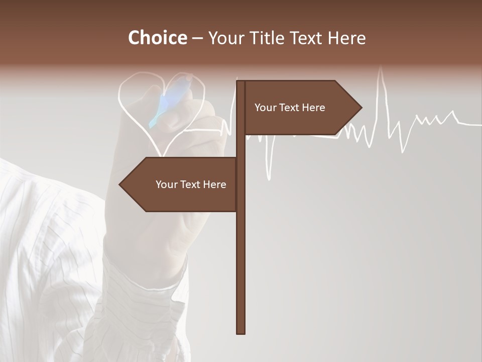Beat Cardiogram Graph PowerPoint Template