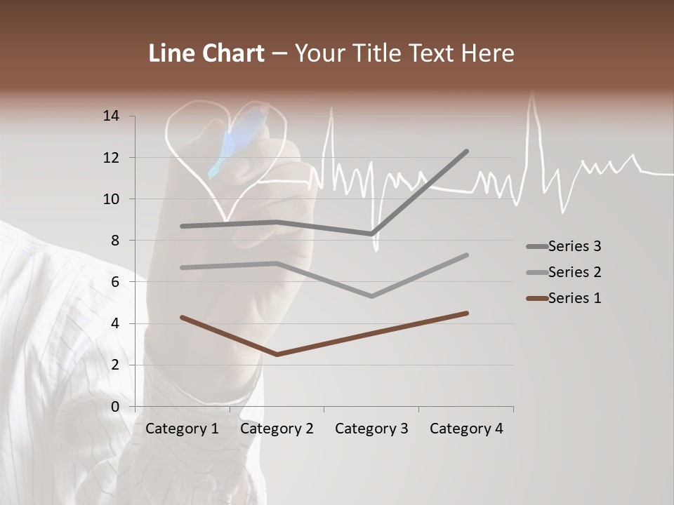 Beat Cardiogram Graph PowerPoint Template