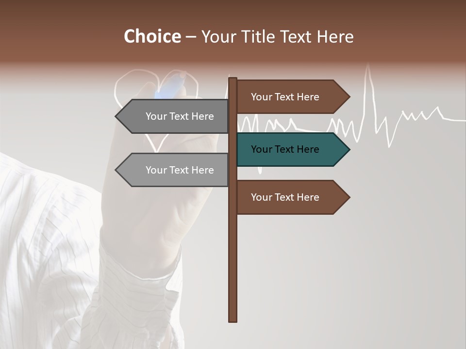 Beat Cardiogram Graph PowerPoint Template