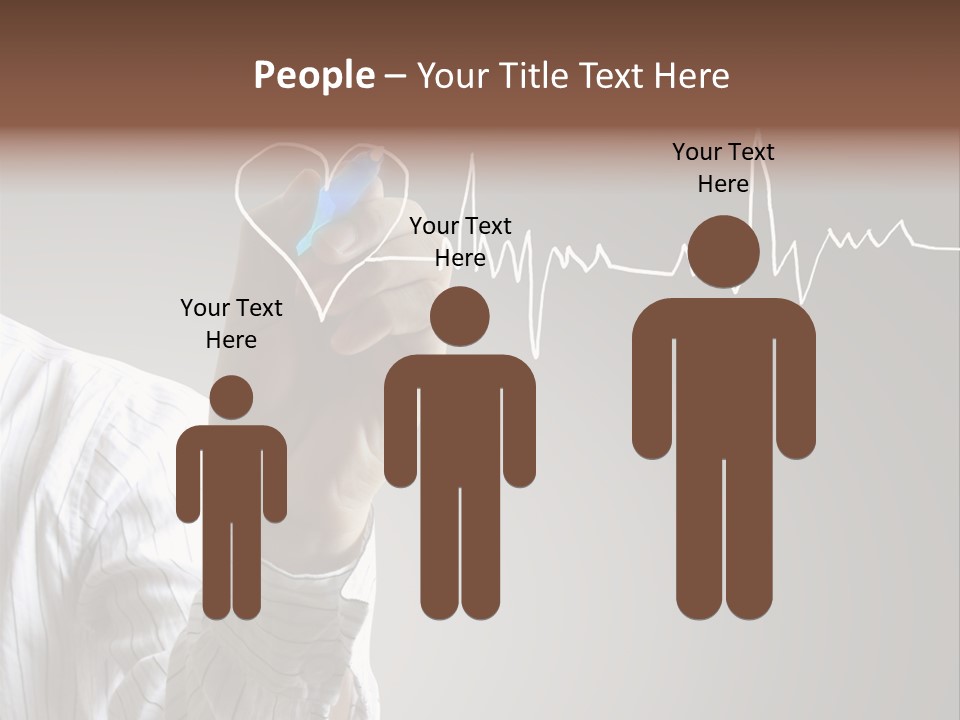 Beat Cardiogram Graph PowerPoint Template