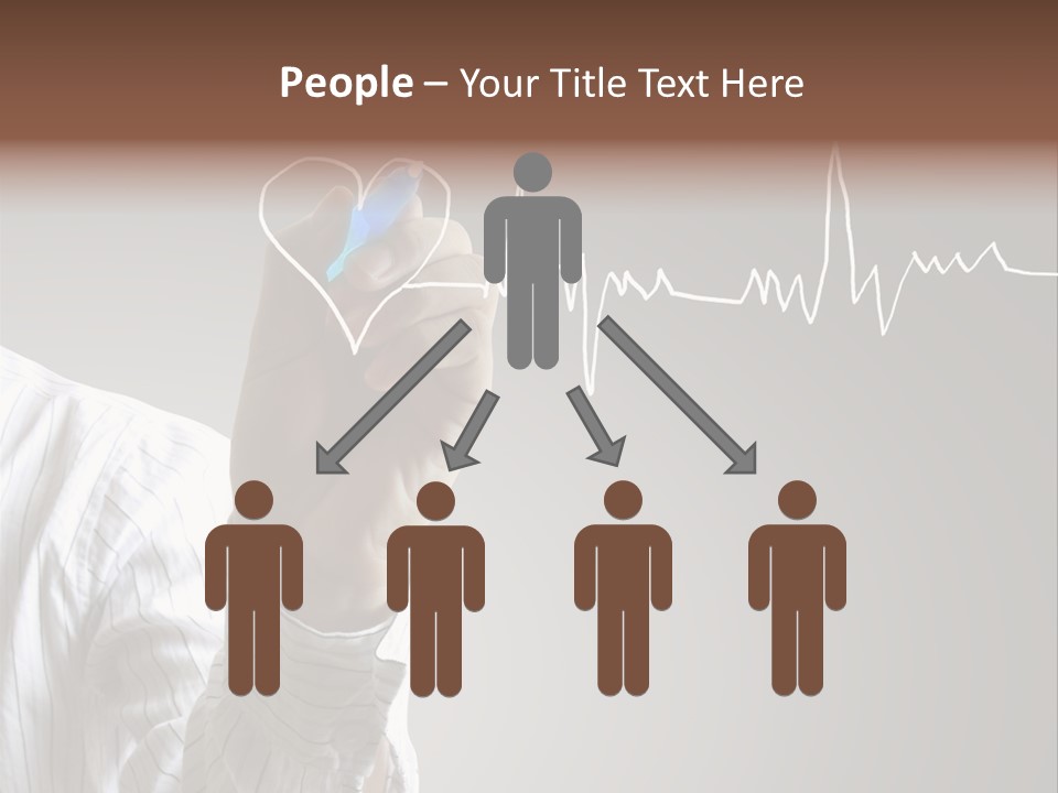 Beat Cardiogram Graph PowerPoint Template