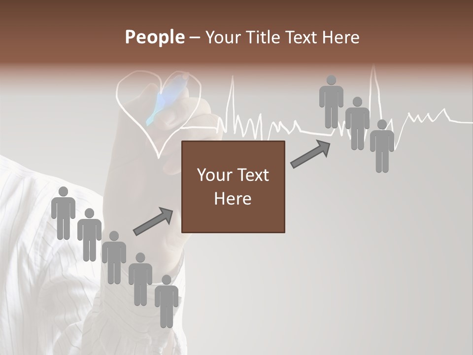 Beat Cardiogram Graph PowerPoint Template