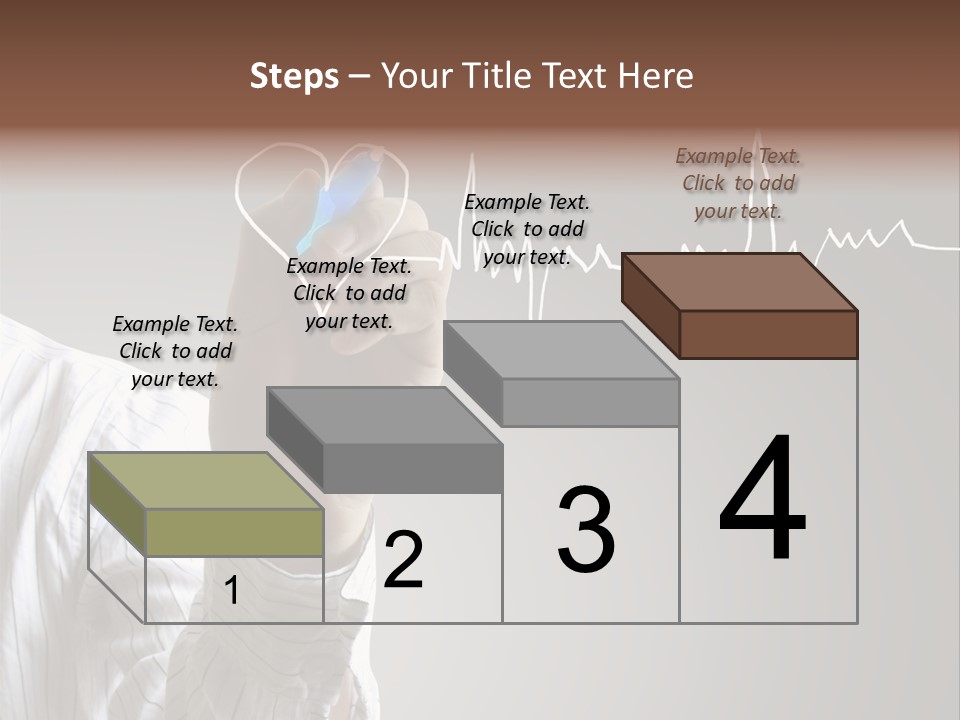 Beat Cardiogram Graph PowerPoint Template