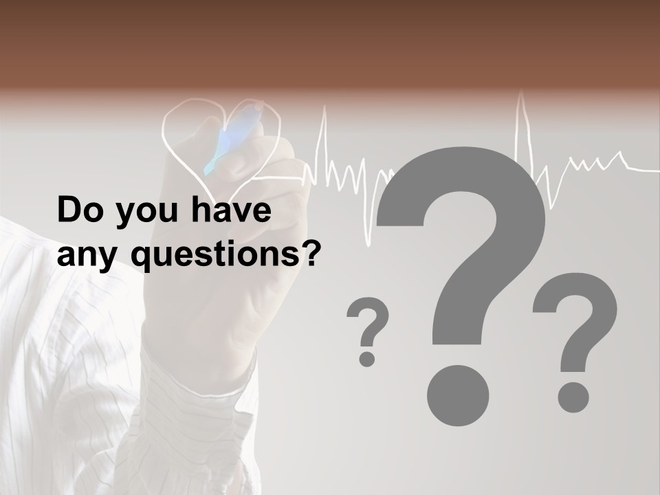 Beat Cardiogram Graph PowerPoint Template