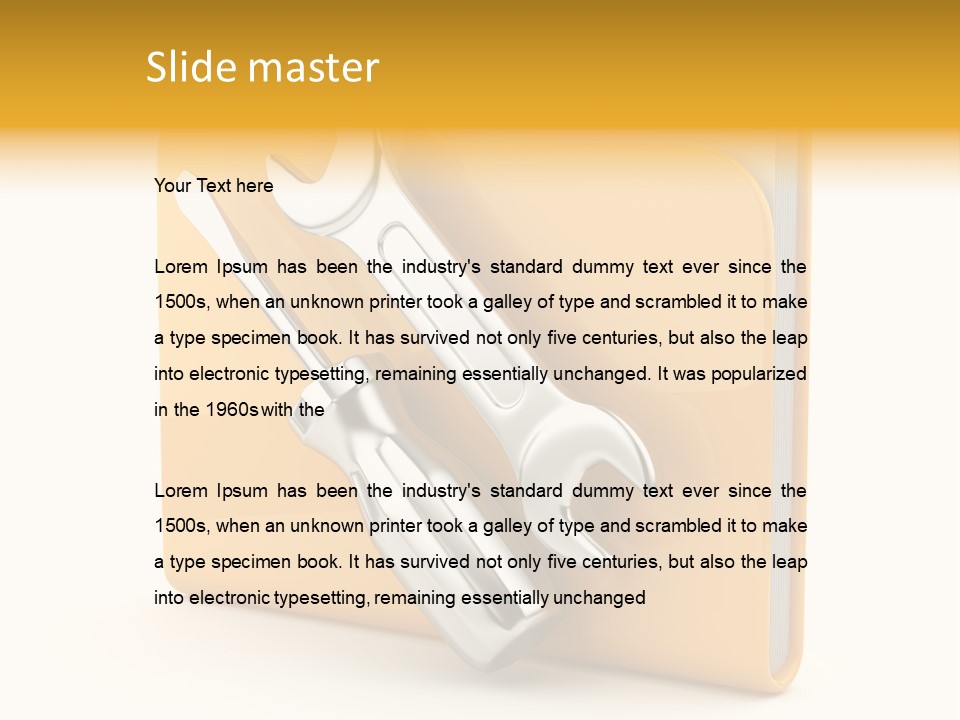 Container Utility Symbol PowerPoint Template