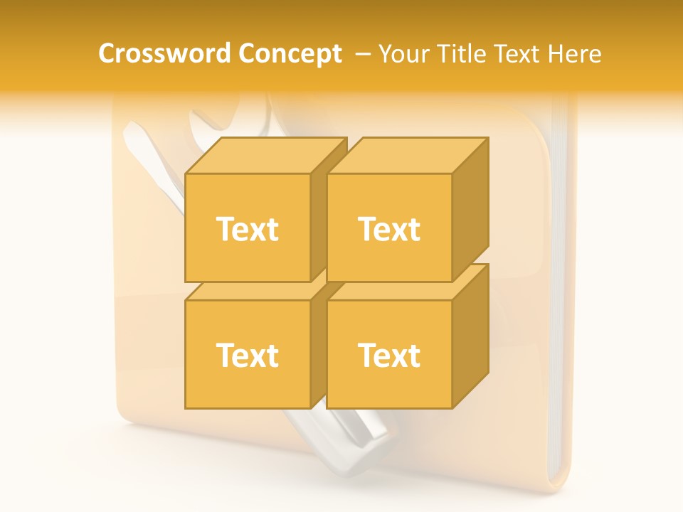 Container Utility Symbol PowerPoint Template