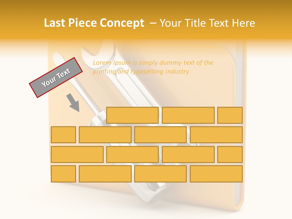 Container Utility Symbol PowerPoint Template