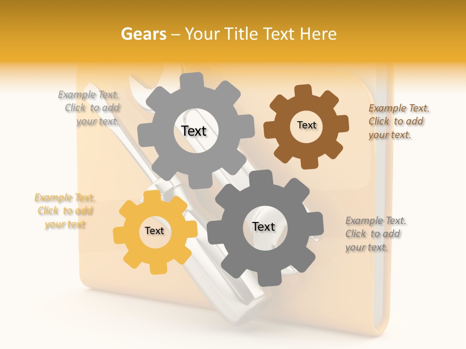 Container Utility Symbol PowerPoint Template