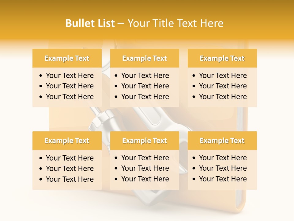 Container Utility Symbol PowerPoint Template