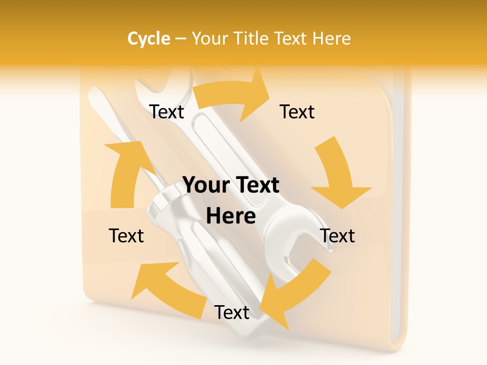 Container Utility Symbol PowerPoint Template