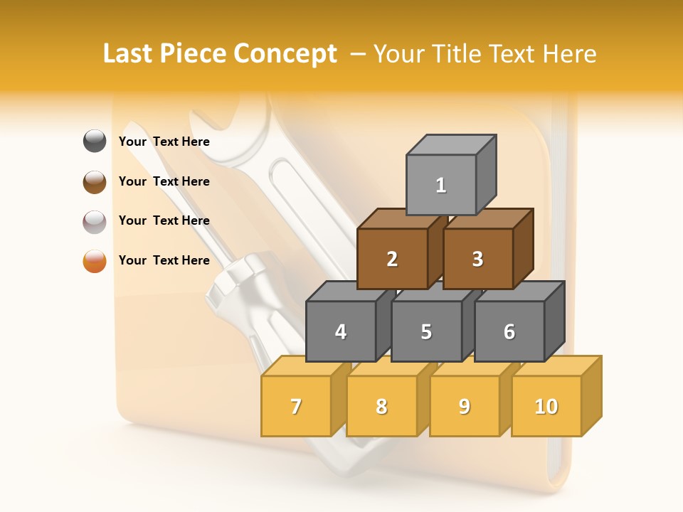 Container Utility Symbol PowerPoint Template