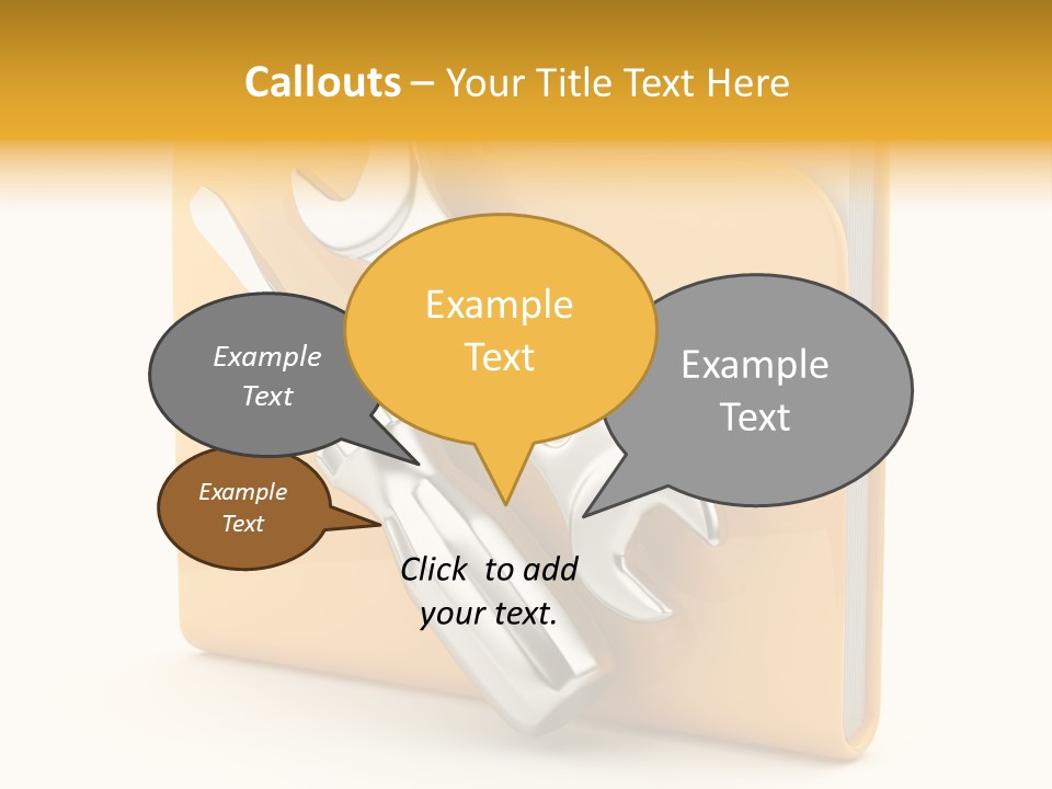Container Utility Symbol PowerPoint Template