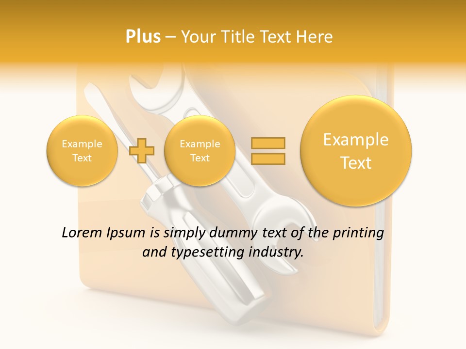 Container Utility Symbol PowerPoint Template