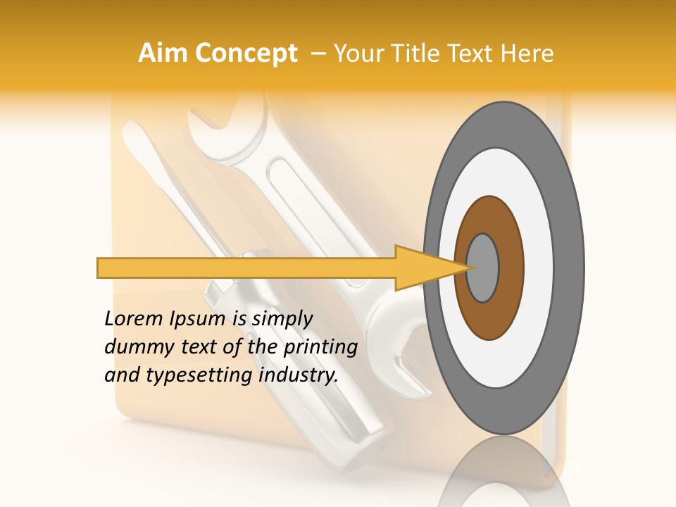 Container Utility Symbol PowerPoint Template