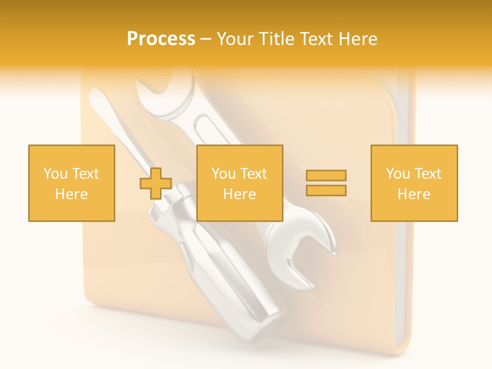 Container Utility Symbol PowerPoint Template
