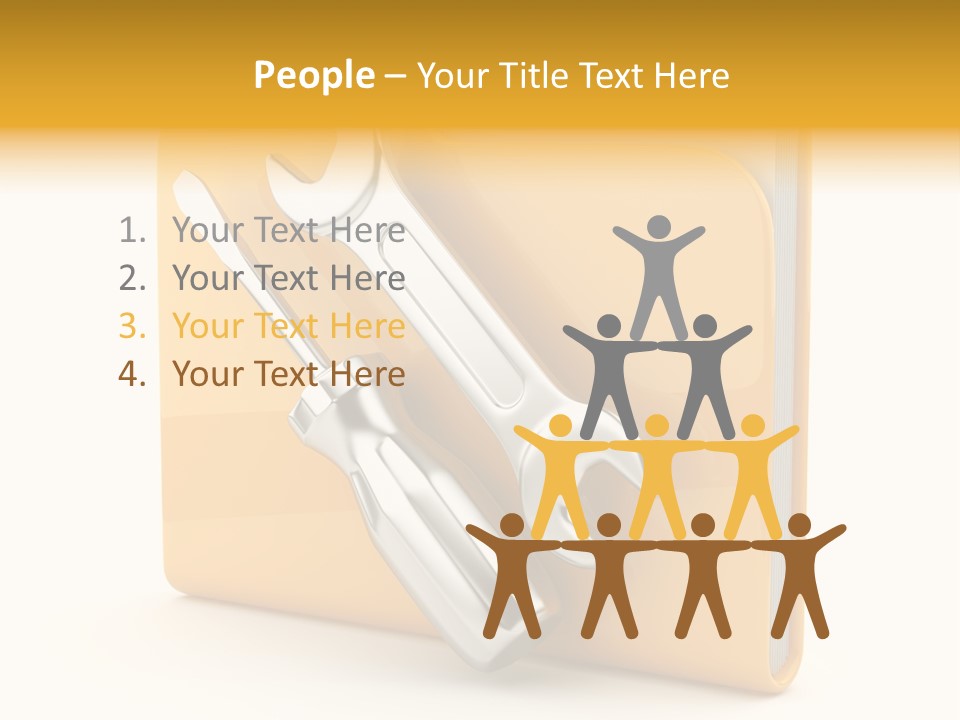 Container Utility Symbol PowerPoint Template