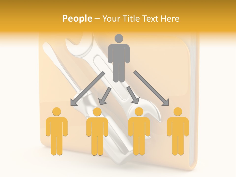 Container Utility Symbol PowerPoint Template