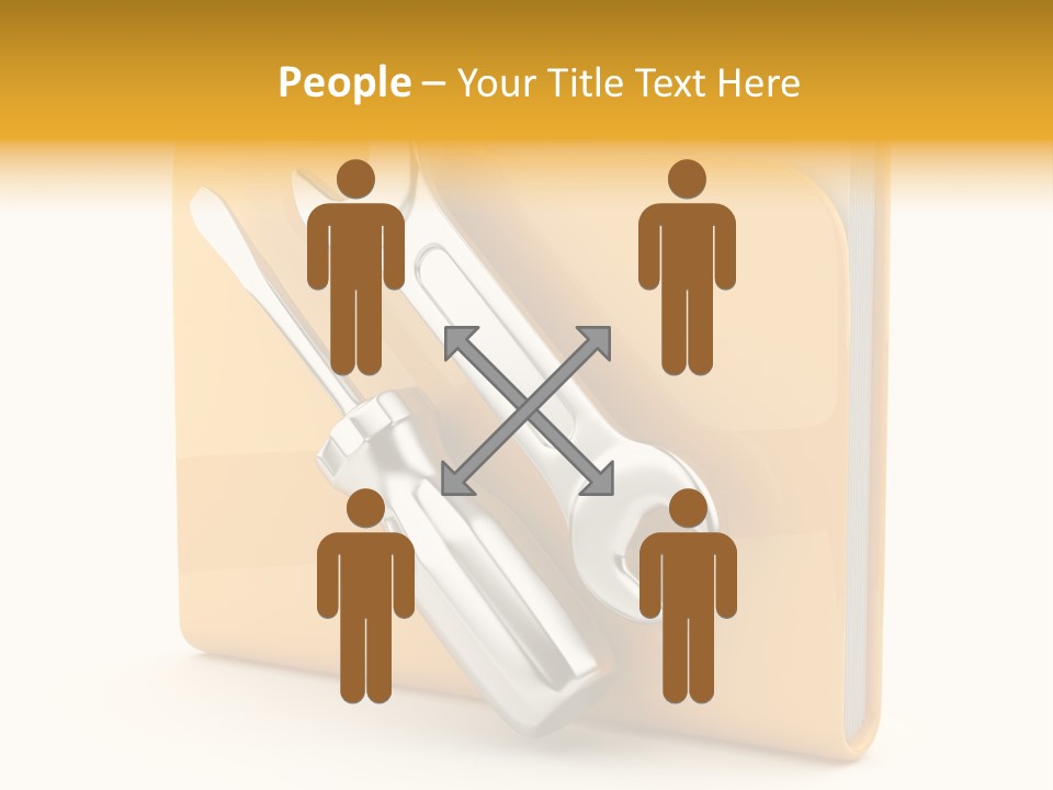 Container Utility Symbol PowerPoint Template