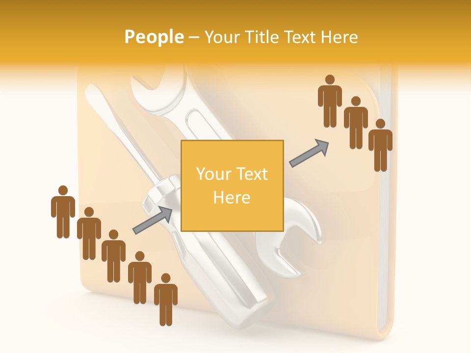 Container Utility Symbol PowerPoint Template
