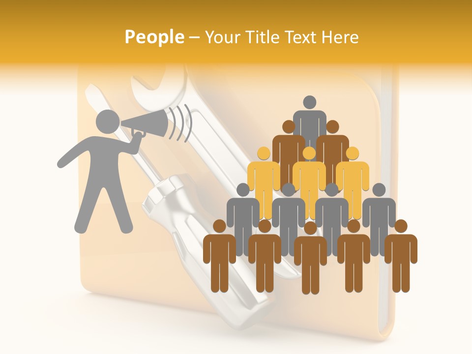 Container Utility Symbol PowerPoint Template