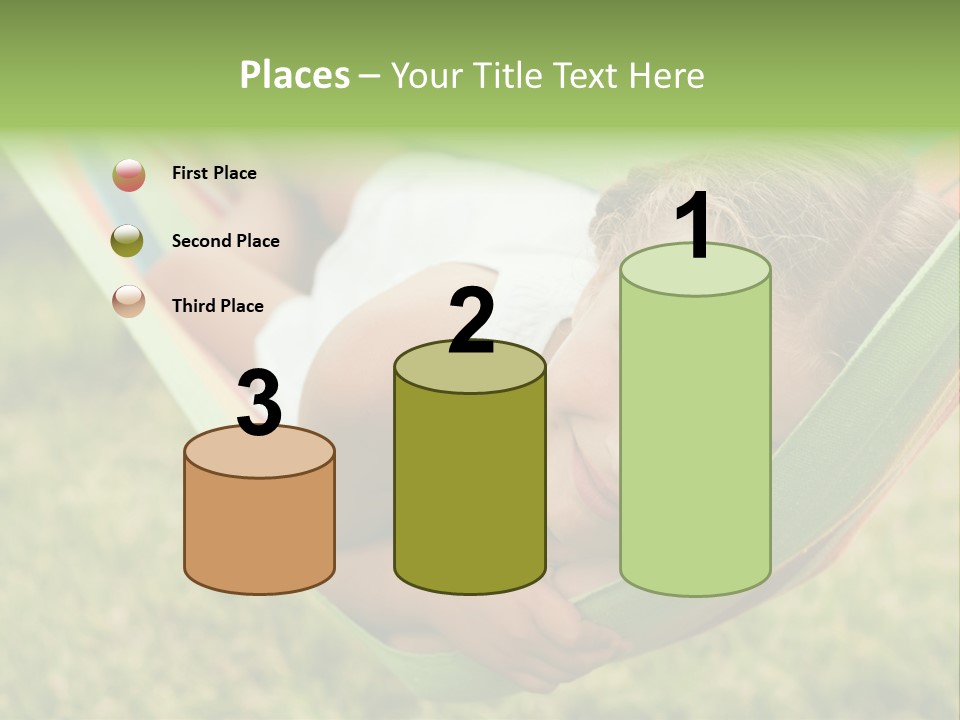 Resort Nature Female PowerPoint Template