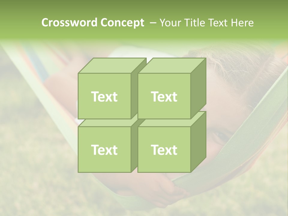 Resort Nature Female PowerPoint Template