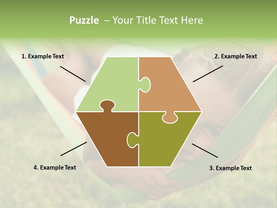 Resort Nature Female PowerPoint Template