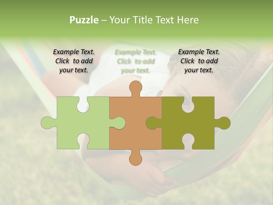 Resort Nature Female PowerPoint Template