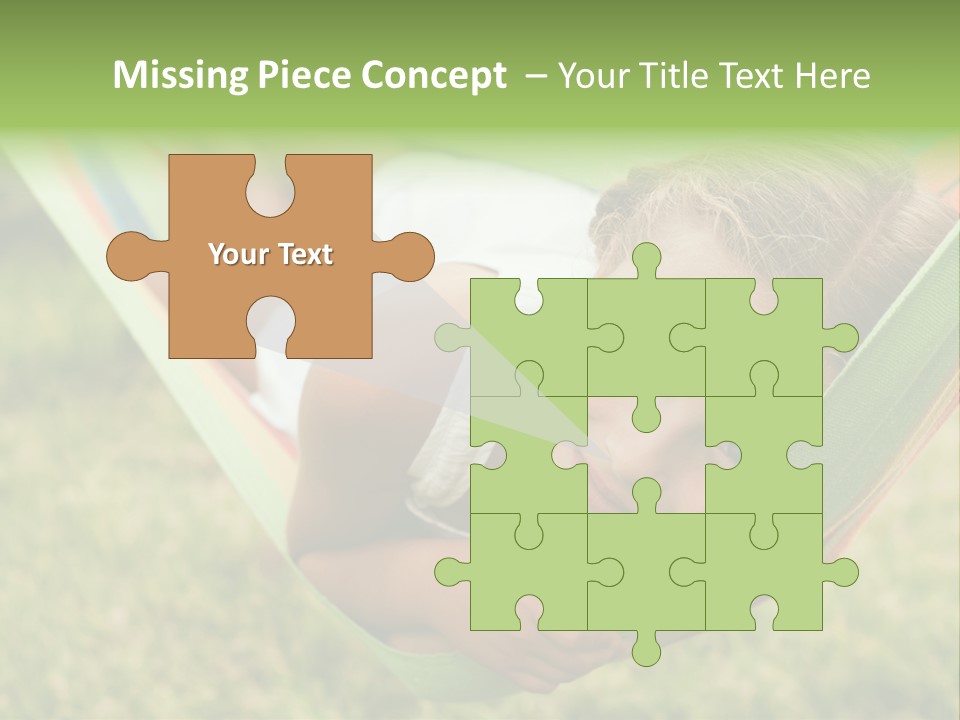 Resort Nature Female PowerPoint Template