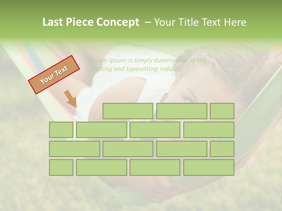 Resort Nature Female PowerPoint Template