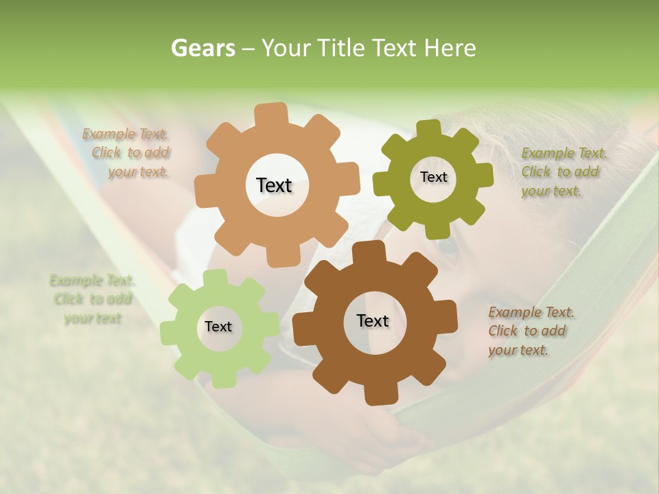 Resort Nature Female PowerPoint Template